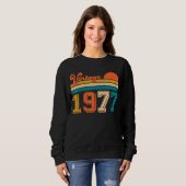 Retro Vintag 1977 Sweatshirt (Vorne ganz)
