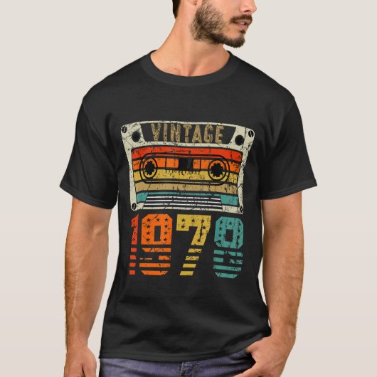 Retro Vintag 1978 45. Geburtstag T-Shirt (Vorderseite)