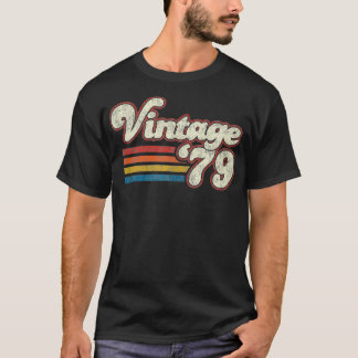 Retro Vintag 1979 Geburtstag T-Shirt