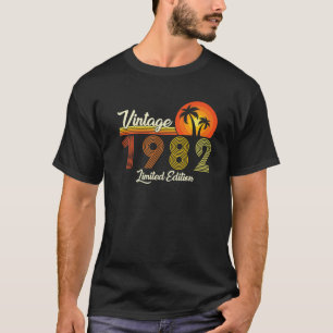 Retro Vintag 1982 40. Geburtstag 40 Jahre alte Män T-Shirt