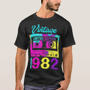 Retro Vintag 1982 40. Geburtstagskassette T-Shirt