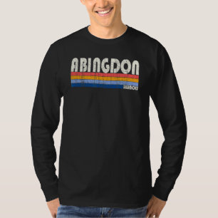 Retro Vintag 70er 80er Style Abingdon Illinois T-Shirt