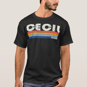Retro Vintag 70er 80er Style Cecil, GA Premium T-Shirt