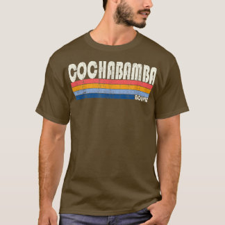 Retro Vintag 70er 80er Style Cochabamba, Bolivien T-Shirt