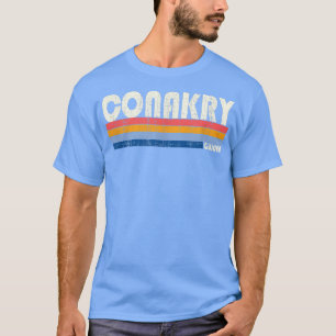 Retro Vintag 70er 80er Style Conakry, Guinea T-Shirt