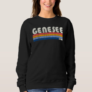 Retro Vintag 70er 80er Style Genesee Id Sweatshirt