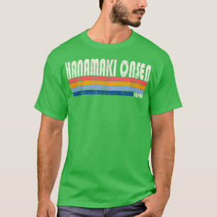 Retro Vintag 70er 80er Style Hanamaki Onsen, Japan T-Shirt