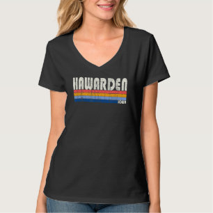 Retro Vintag 70er 80er Style Hawarden Iowa T-Shirt
