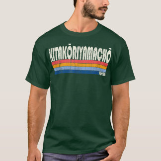 Retro Vintag 70er 80er Style Kitakoriyamacho, Japa T-Shirt