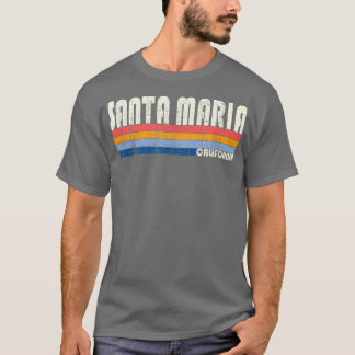 Retro Vintag 70er 80er Style Santa Maria, CA T-Shirt