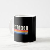 Retro Vintag 70er 80er Style Santander, Spanien Kaffeetasse (Vorderseite Links)