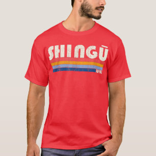 Retro Vintag 70er 80er Style Shingu, Japan T-Shirt