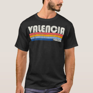 Retro Vintag 70er 80er Style Valencia Venezuela T-Shirt