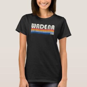 Retro Vintag 70er 80er Style Wadena Iowa T-Shirt