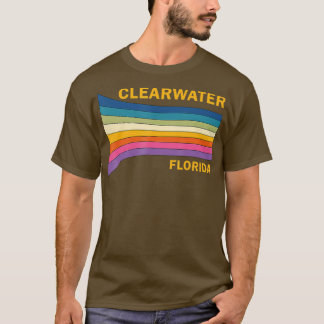 Retro Vintag 70er Clearwater Florida T-Shirt