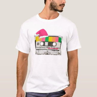 Retro Vintag 80er-90S Kassettenband Weihnachten 2 T-Shirt