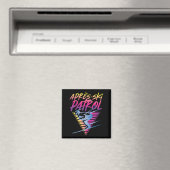 Retro Vintag 80er Apres Ski Patrol Magnet (In Situ (Geschirrspüler))