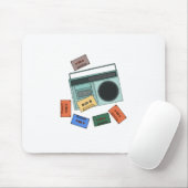 Retro Vintag 80er Jahre Mousepad (Mit Mouse)
