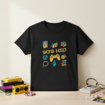 Retro Vintag 90er KID Nostalgie Grafik
