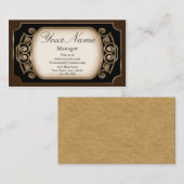 Retro Vintag Antique Visitenkarte (Vorne/Hinten)