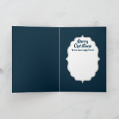 Retro Vintag Art Deko Feiertagskarte (Innenseite)