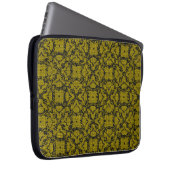 Retro Vintag Ästhetischer Hintergrund Design 80er Laptopschutzhülle (Vorne Rechts)