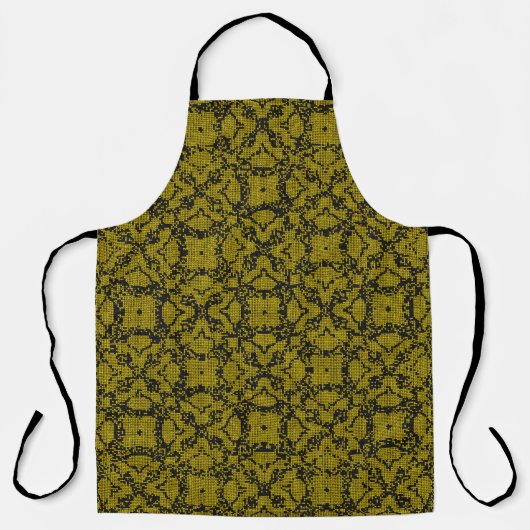 Retro Vintag Ästhetischer Hintergrund Design 80er, Schürze (Vorderseite)