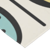 Retro Vintag ausgefüllte Ovalle Musterpasten Tischdecke (Schrägansicht)