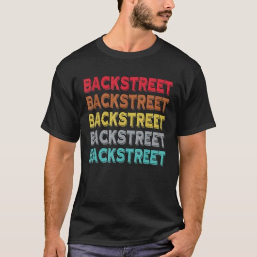 Retro Vintag Backstreet 2 T-Shirt (Vorderseite)