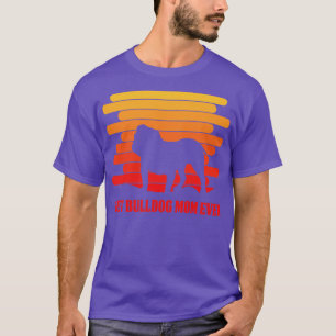 Retro Vintag Best Bulldog MAMA je T-Shirt