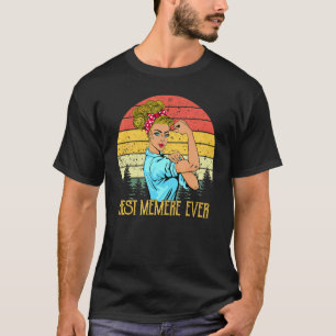 Retro Vintag Best Memere Ever Proud Oma Life T-Shirt