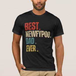 Retro Vintag Best Newfypoo Vater Ever grunge lusti T-Shirt
