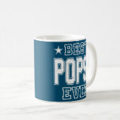 Retro Vintag Best Popsy Ever Funny Vathday Kaffeetasse (VorderseiteRechts)