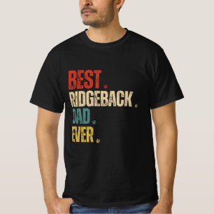 Retro Vintag Best Ridgeback Vater je grunge lustig T-Shirt
