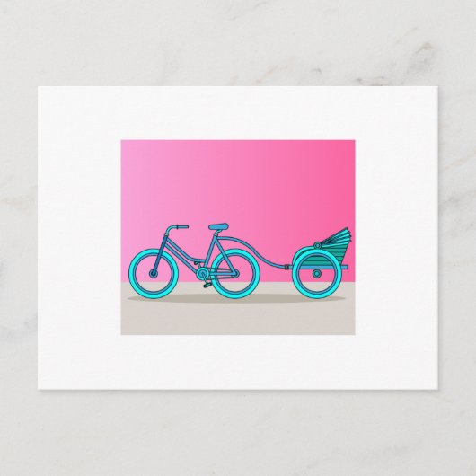 Retro Vintag Biker Lover Postkarte (Vorderseite)