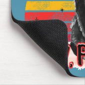 Retro Vintag Black Cat Ew People Mousepad (Ecke)