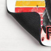 Retro Vintag Black Cat Ew People Mousepad (Ecke)