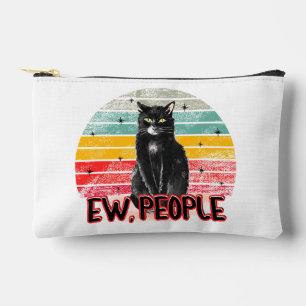 Retro Vintag Black Cat Ew People Zubehörtasche