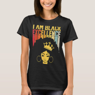 Retro Vintag Black Excellence Afrikanische Stolz G T-Shirt