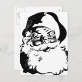 Retro Vintag Black & White Weihnachten Weihnachtsm (Vorne/Hinten)