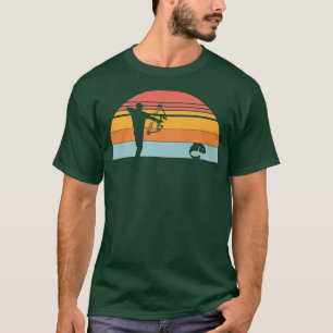 Retro Vintag Bowfish Bowfischerin Arrow Bow Fi T-Shirt