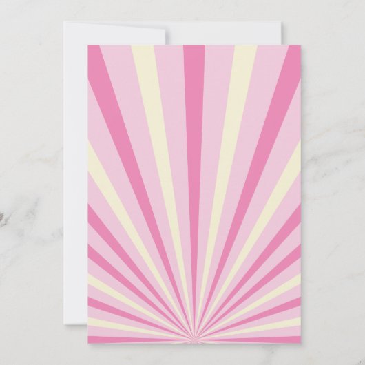 Retro Vintag Bowling Kindergeburtstag Party Einladung (Rückseite)