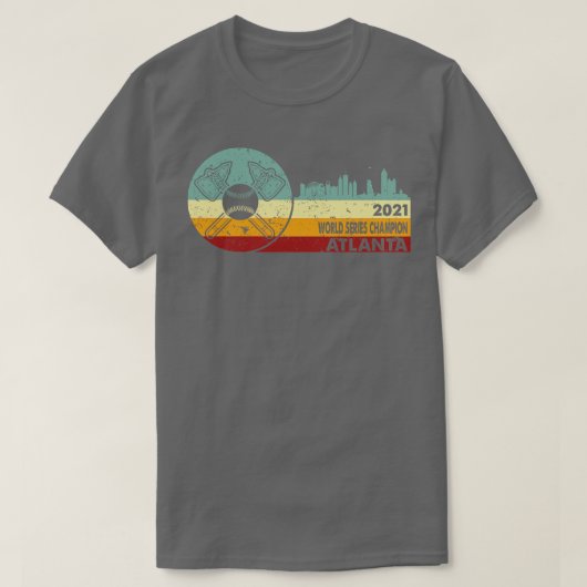 Retro Vintag Braves Tomahawk T-Shirt (Design vorne)