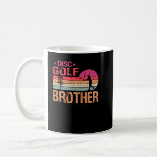 Retro Vintag Brother Disk Golf Frisbee Frolf Brot Kaffeetasse