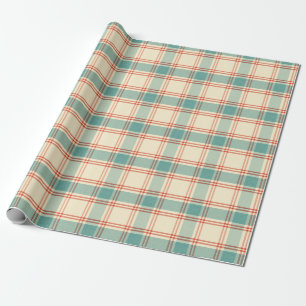 Retro Vintag Buffalo Kariert Wrapping Paper Geschenkpapier