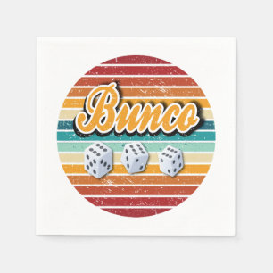 Retro-Vintag-Bunco-Party Serviette