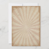 Retro Vintag Button Up Cowgirls Brautparty Einladung (Rückseite)