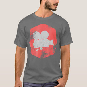 Retro Vintag Camera Director Editor Filmmaker T-Shirt