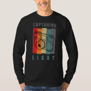 Retro Vintag Camera Fotografy Capture Light P T-Shirt