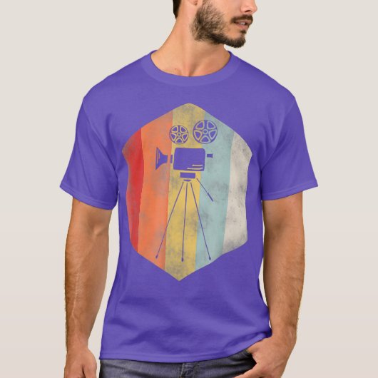 Retro Vintag Camera T Shirt - Cameraman-Geschenk (Vorderseite)